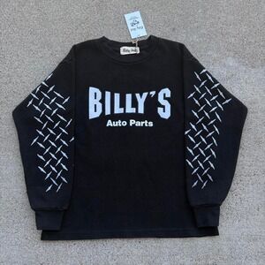 2023 Billy Hill "Auto Parts" Black/White Diamond Plated Thermal Size S